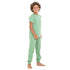 Boys summer pajama set Apple Green t-shirt + Pants